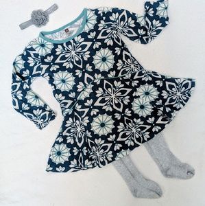 Tea Collection long sleeved dress - size 3T